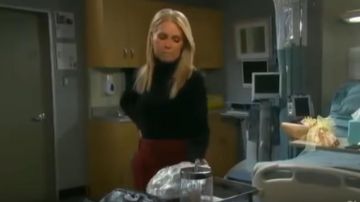 Alexander Wang Belted Houndstooth Tweed Cuffed Crop Pantalones usados por Jennifer Horton (Melissa Reeves) en Days of Our Lives 7 de octubre de 2019