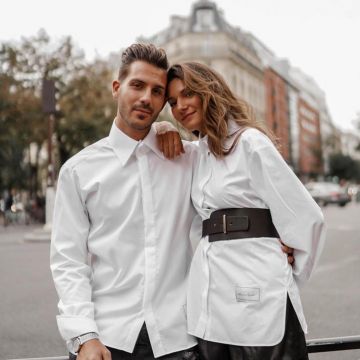 La ceinture large taille haute noire portée par Federica sur le compte Instagram de @junesixtyfive 