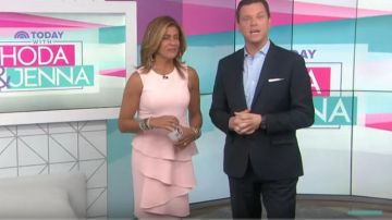 Eliza J Ella Cascade Dress worn by Hoda Kotb on Today October 10, 2019