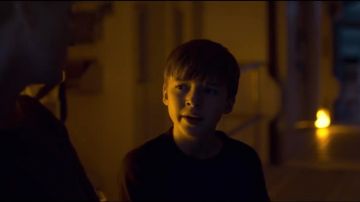 Black long sleeve t-shirt worn by Will Robinson (Maxwell Jenkins) in Lost in Space (S02)