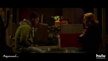 Hooded trucker jacket worn by Ethan Hart (Mena Massoud) in Reprisal (S01)