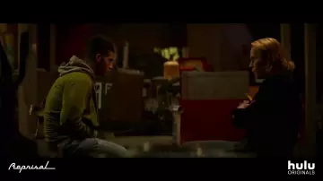 Hooded trucker jacket worn by Ethan Hart (Mena Massoud) in Reprisal (S01)