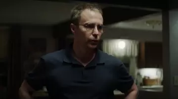 The glasses of the lawyer, Watson Bryant (Sam Rockwell) in The case of Richard Jewell