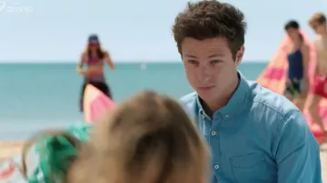 Chemie denim worn by Arthur (Acad Cosset) in Tomorrow belongs to us