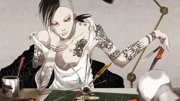 La réplica de los tatuajes que lleva Uta en Tokyo Ghoul