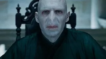 The costume worn by Lord Voldemort (Ralph Fiennes) in Harry Potter and the Deathly hallows - part 2