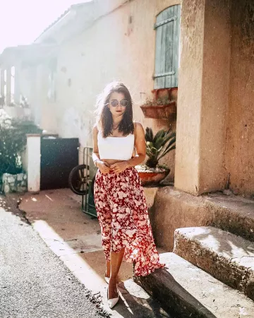 La jupe porte-feuille de elodieinparis sur le compte Instagram de @elodieinparis