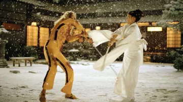 The replica of the Katana of The Bride (Uma Thurman) in Kill Bill : Volume 1