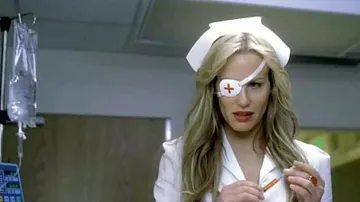 The costume as a nurse, She Driver (Daryl Hannah) in Kill Bill : Volume 1