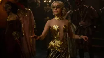 The golden gown to the feathers of Sabrina Spellman (Kiernan Shipka) in The New Adventures of Sabrina