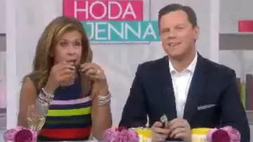 Ted Baker Ysina Striped dress worn by Hoda Kotb on Today October 11, 2019