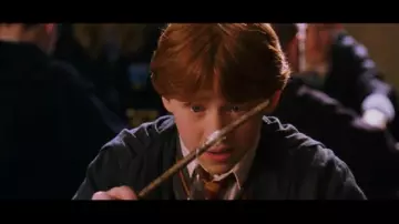 La varita mágica de Ron Weasley (Rupert Grint) en Harry Potter y la cámara secreta