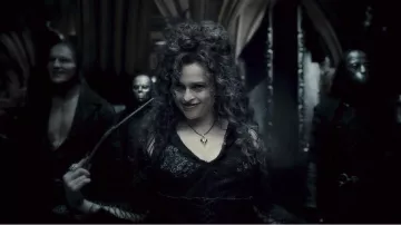 The costume worn by Bellatrix Lestrange (Helena Bonham Carter) in the film Harry Potter and the Order of the Phoenix