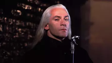 El bastón de Lucius Malfoy (Jason Isaacs) en Harry Potter y la cámara secreta