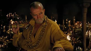 La camisa amarilla de Rassouli (Antonio Banderas) en el viaje del Dr. Dolittle