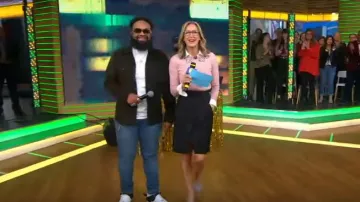 J. crew opal embellished sweater usado por Lara Spencer en Good Morning America octubre 11, 2019