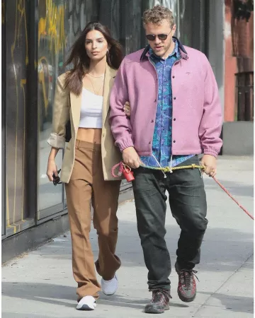 Asics metarun running shoes worn by Emily Ratajkowski New York City October 13, 2019