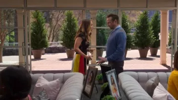 Alice + Olivia multi colored stripe button down mini skirt worn by Patty Bladell (Debby Ryan) in Insatiable Season  02 Episode 02