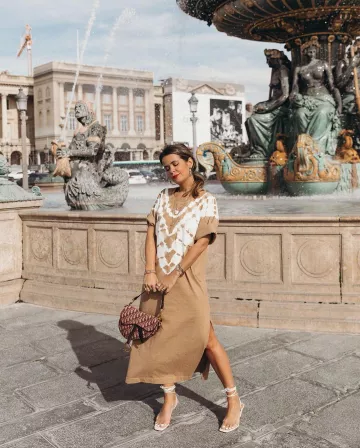 Saddle Dior Bag de Sara Escudero en la cuenta de Instagram @collagevintage