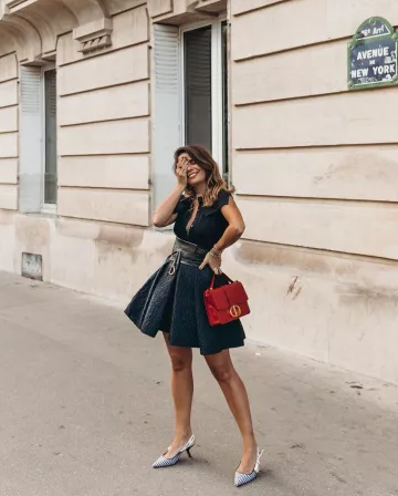 Dior 30 Montaigne Calfskin Bag de Sara Escudero en la cuenta de Instagram @collagevintage