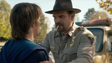 The conduct of police Jim Hopper (David Harbour) in Stranger Things