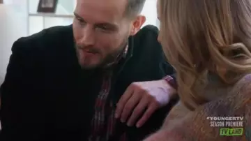 Red plaid shirt worn by Josh (Nico Tortorella) in Younger Season 6 Episode 1