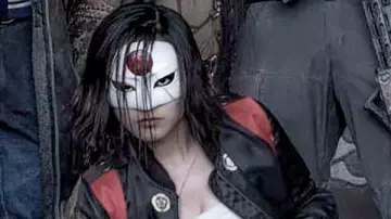 The mask of Katana in Suicide Squad
