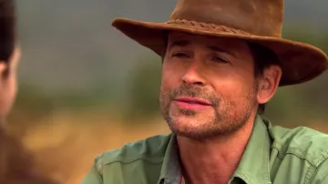 Fedora brown hat worn by Rob Lowe in Holiday In The Wild