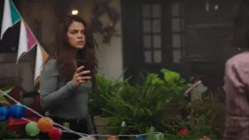 James Perse White Button Front Long Sleeve Top worn by Tammy Gregorio (Vanessa Ferlito) in NCIS: New Orleans Season 06 Eisode 04