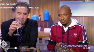 Le survétement de Soprano dans C à vous le 18.10.2019