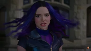 Mal (played by Dove Cameron) outfits on Descendants 3