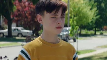 Yellow Shirt with Blue & White Stripes worn by Bill Denbrough Jaeden Lieberher in It (2017)