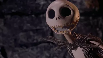 Mr jack costume de Jack Skellington - Voz cantante / Barrel / Clown with the Tear Away Face Danny Elfman dans le film L'étrange Noël de monsieur Jack 