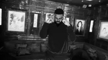 The black sweater worn by Drake in his music videos Non-Stop
