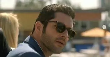 Acetate sunglasses worn by  Lucifer (Tom Ellis) in Season 2 of Lucifer
