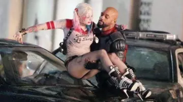 Batman Suicide Squad Harley Quinn Bottes Cosplay Chaussures de Harley Quinn (Margot Robbie) dans Suicide Squad
