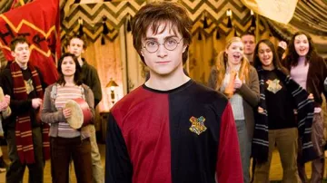 El suéter del Torneo de Magos de Harry Potter 3 (Daniel Radcliffe) en Harry Potter y el Cáliz de Fuego