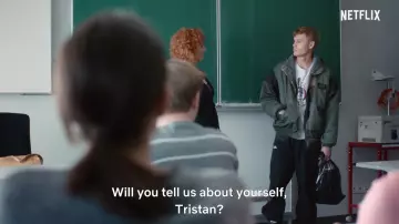 Kappa black track pants of Ludwig Simon in We are the wave