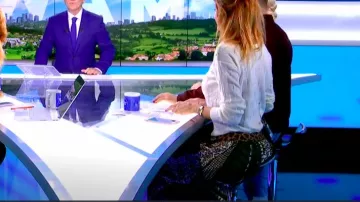 The skirt midi print mixed of Caroline Ithurbide in William at noon the 21.10.2019