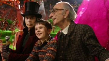 The replica of the cane Willy Wonka (Johnny Depp) in Charlie and the chocolate factory
