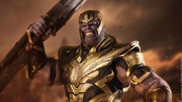 The replica of the weapon of Thanos (Josh Brolin) in Avengers: Infinity War