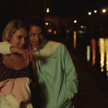 La veste de survêtement Lacoste X Golf Le Fleur porté par Moha La Squale sur son compte Instagram @mohalasquale 