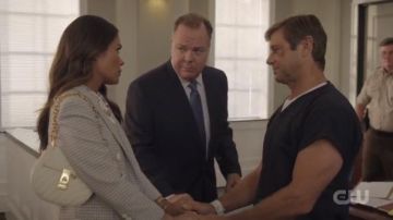 Chloe white drew bijou mini shoulder bag worn by Cristal Jennings (Daniella Alonso) in Dynasty Season 3 Episode 2