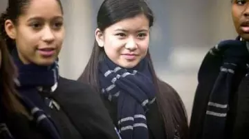 La bufanda de la casa Serdaigle en Harry Potter y el cáliz de fuego