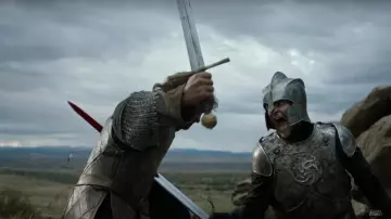The armor Targaryen, Grey Worm (Jacob Anderson) in Game of Thrones