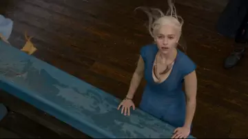 La perruque portée par Daenerys Targaryen (Emilia Clarke) dans la série Game of Thrones 