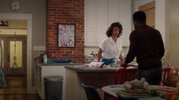 Perseverance London Blue Denim Midi Skirt worn by Maya Little (Mandi Madsen) in Bluff City Law Season 1 Episode 4