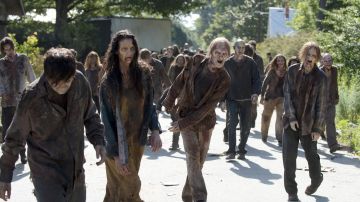 La máscara zombie en The Walking Dead