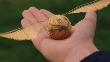 The bright gold in Harry Potter and the sorcerer's stone