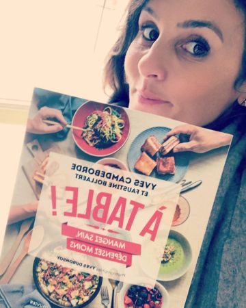 The book Eat healthy, spend less of Yves Camdeborde, and of Faustine Bollaert on the account Instagram of @faustinebollaert